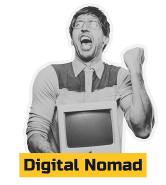 Digital Nomad Illustration